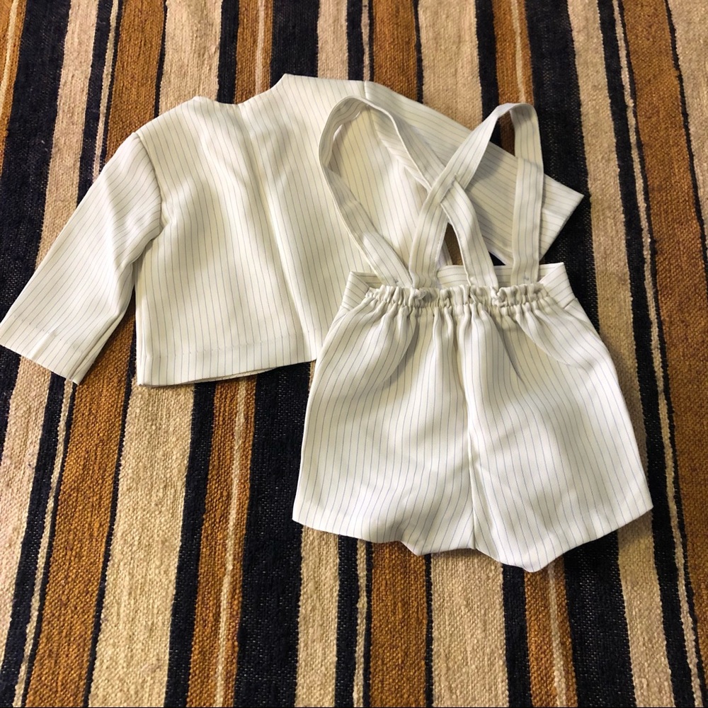 Little Goodies Good Lad Outfit Set Jacket Bloomers - Picture 5 of 7